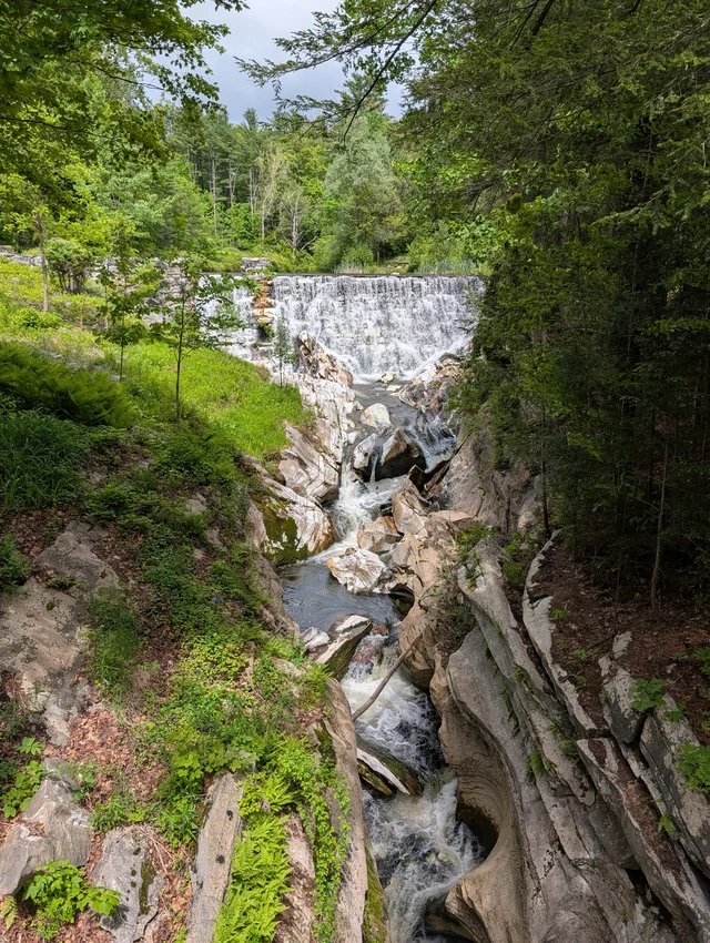 The only white marble dam in the United States